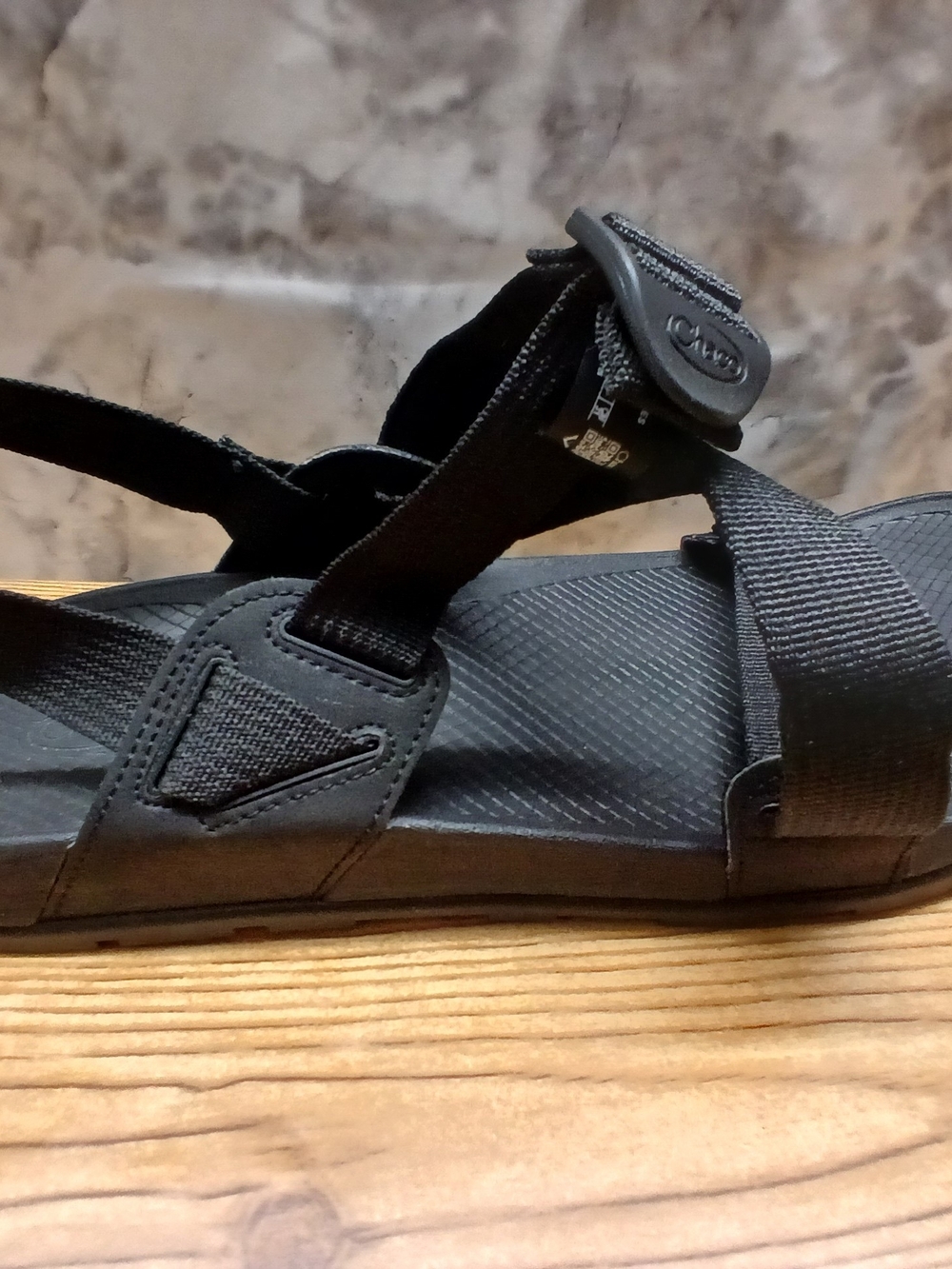 Chaco Black Sport Sandal with Adjustable Straps